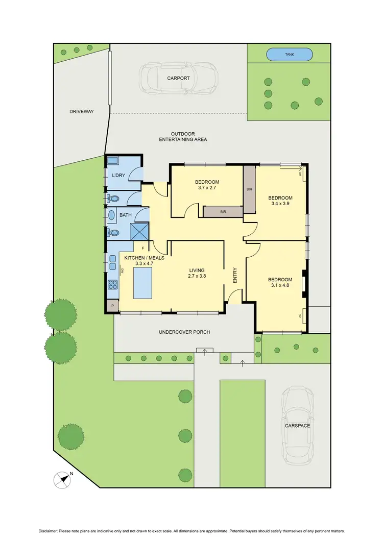 Floorplan of Homely house listing, 25 Nepean Street, Broadmeadows VIC 3047