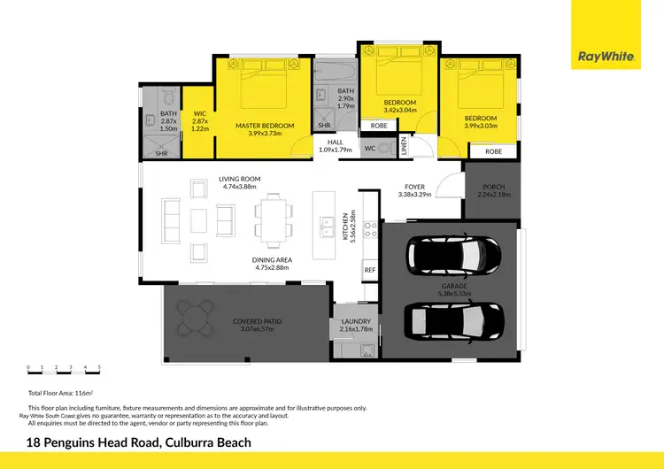 Floorplan of Homely house listing, 18 Penguins Head Road, Culburra Beach NSW 2540