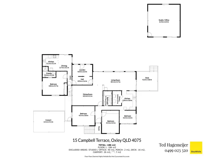 Floorplan of Homely house listing, 15 Campbell Terrace, Oxley QLD 4075
