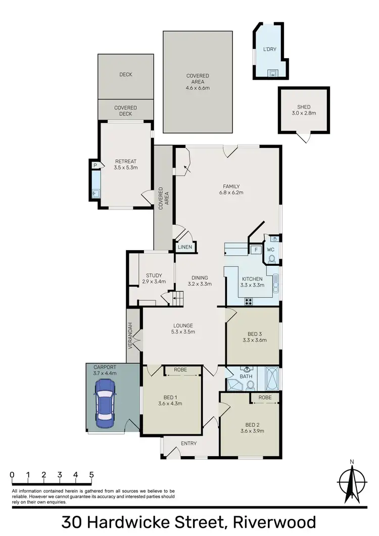 Floorplan of Homely house listing, 30 Hardwicke Street, Riverwood NSW 2210