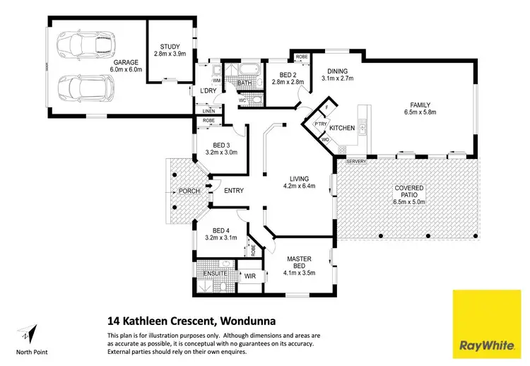 Floorplan of Homely house listing, 14 Kathleen Crescent, Wondunna QLD 4655