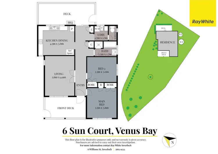 Floorplan of Homely house listing, 6 Sun Court, Venus Bay VIC 3956