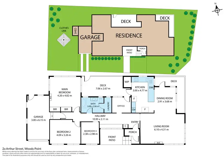Floorplan of Homely house listing, 2A Arthur Street, Woody Point QLD 4019