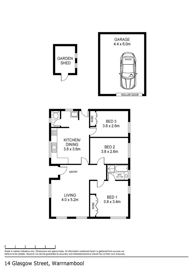 Floorplan of Homely house listing, 14 Glasgow Street, Warrnambool VIC 3280