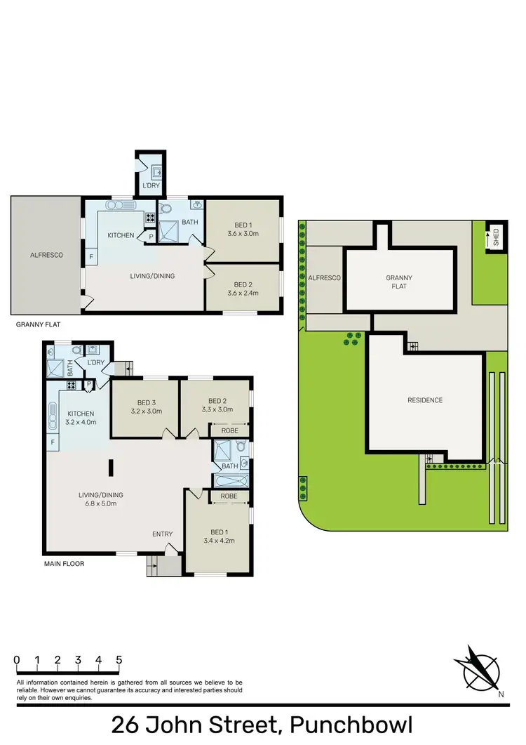 Floorplan of Homely house listing, 26 John Street, Punchbowl NSW 2196