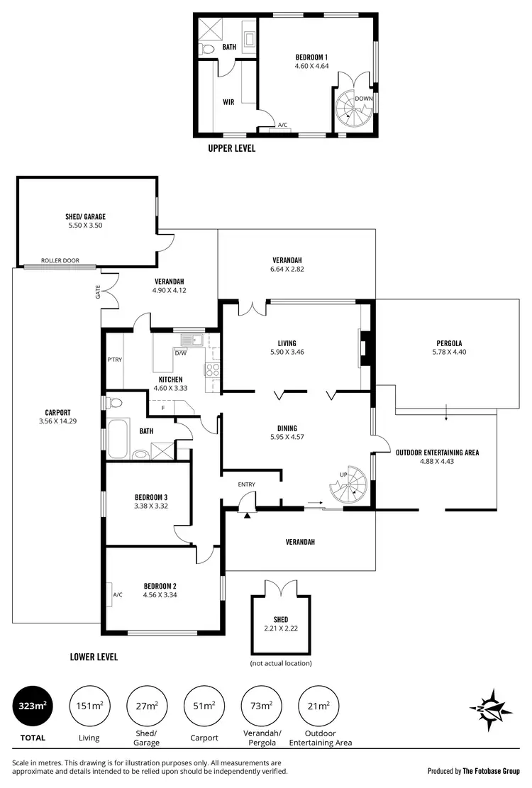 Floorplan of Homely house listing, 11 Hadley Street, Fulham SA 5024