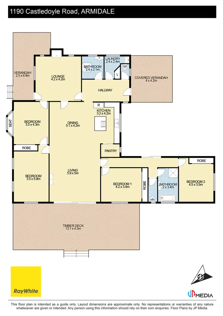 Floorplan of Homely rural property listing, 1190 Castledoyle Road, Armidale NSW 2350