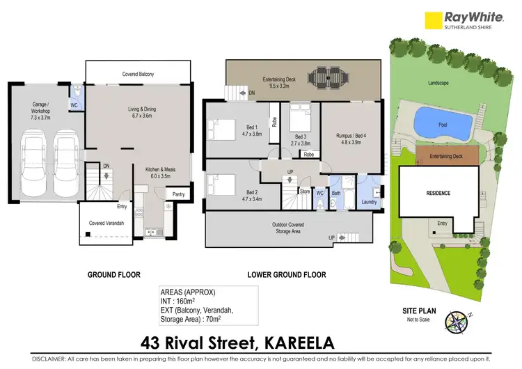 Floorplan of Homely house listing, 43 Rival Street, Kareela NSW 2232