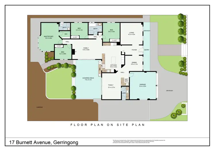 Floorplan of Homely house listing, 17 Burnett Avenue, Gerringong NSW 2534