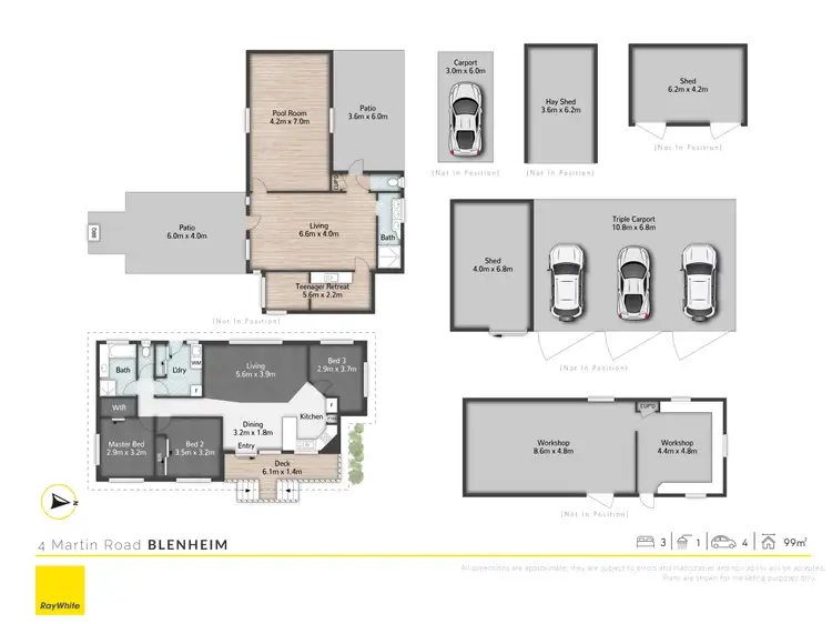 Floorplan of Homely other listing, 4 Martin Road, Blenheim QLD 4341