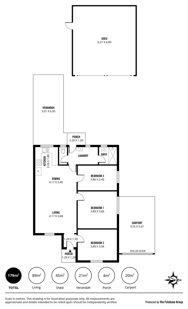 Floorplan of Homely house listing, 401 Mersey Road, Taperoo SA 5017