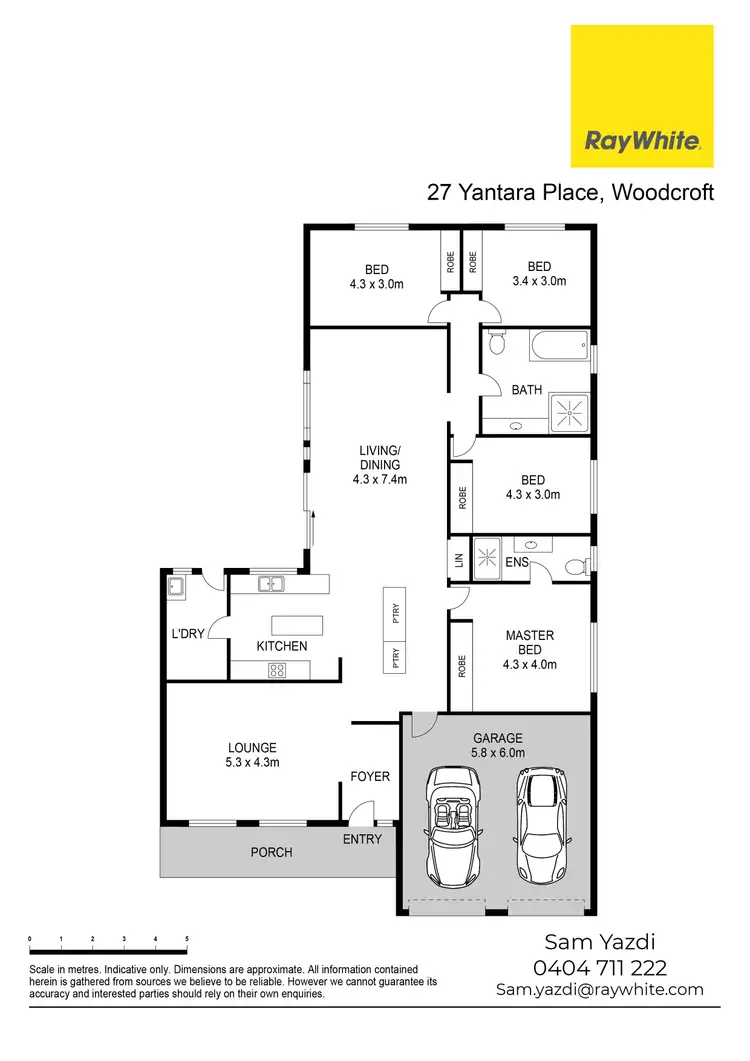 Floorplan of Homely house listing, 27 Yantara Place, Woodcroft NSW 2767