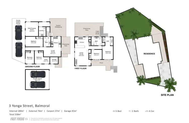 Floorplan of Homely house listing, 3 Yonga Street, Balmoral QLD 4171