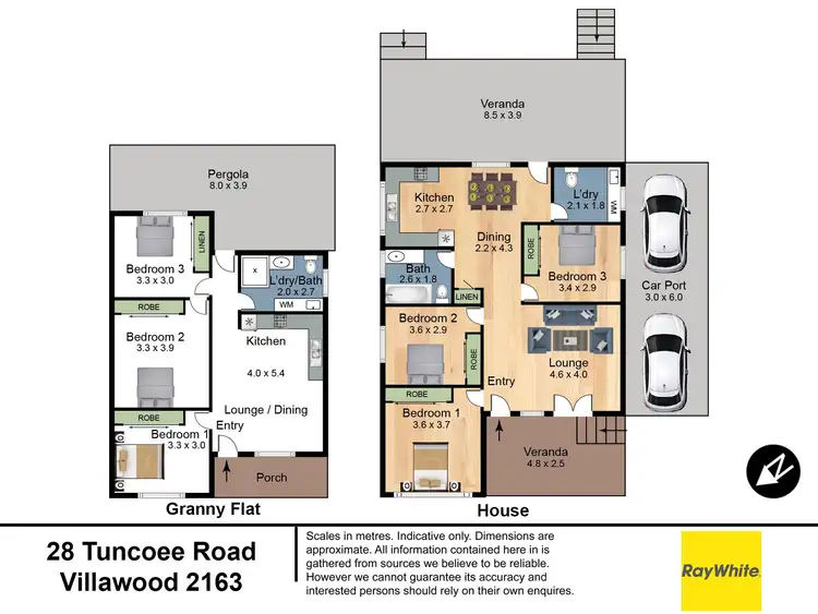 Floorplan of Homely house listing, 28 Tuncoee Road, Villawood NSW 2163