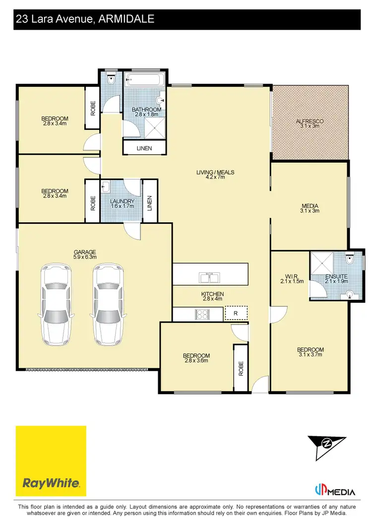 Floorplan of Homely house listing, 23 Lara Avenue, Armidale NSW 2350