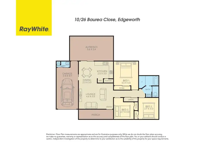 Floorplan of Homely house listing, 10/26 Baurea Close, Edgeworth NSW 2285