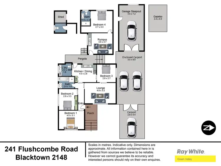 Floorplan of Homely house listing, 241 Flushcombe Road, Blacktown NSW 2148