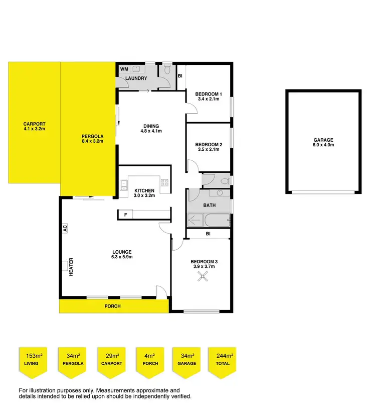 Floorplan of Homely house listing, 38 Sorrento Parade, Hayborough SA 5211