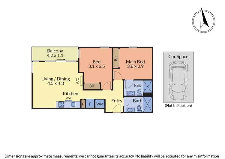 Floorplan of Homely apartment listing, 431B/1 Colombo Street, Mitcham VIC 3132