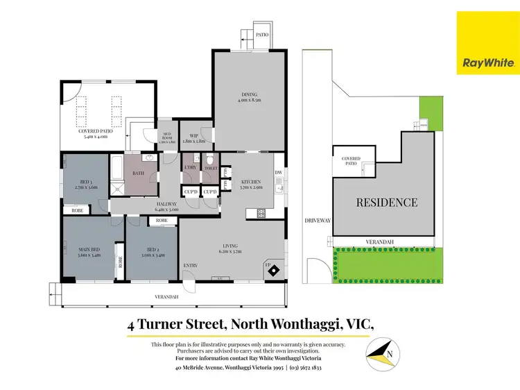 Floorplan of Homely house listing, 4 Turner Street, North Wonthaggi VIC 3995