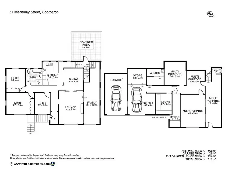 Floorplan of Homely house listing, 67 Macaulay Street, Coorparoo QLD 4151