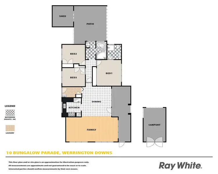 Floorplan of Homely house listing, 10 Bungalow Parade, Werrington Downs NSW 2747
