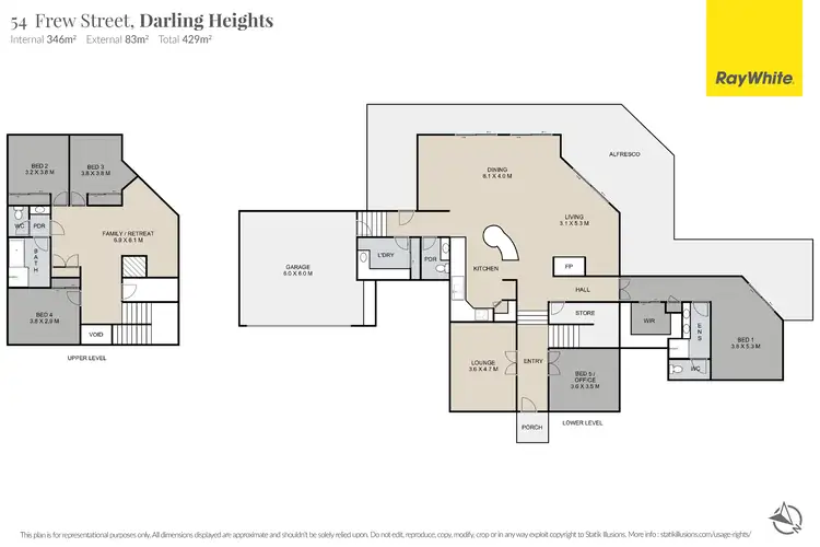 Floorplan of Homely house listing, 54 Frew Street, Darling Heights QLD 4350