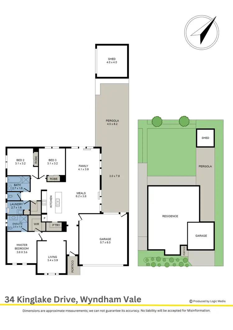 Floorplan of Homely house listing, 34 Kinglake Drive, Manor Lakes VIC 3024