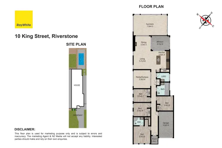 Floorplan of Homely house listing, 10 King Street, Riverstone NSW 2765