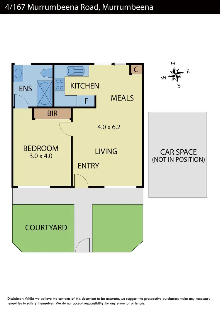 Floorplan of Homely apartment listing, 4/167 Murrumbeena Road, Murrumbeena VIC 3163
