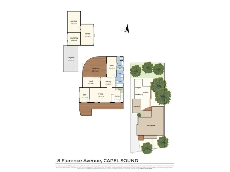 Floorplan of Homely house listing, 8 Florence Avenue, Capel Sound VIC 3940