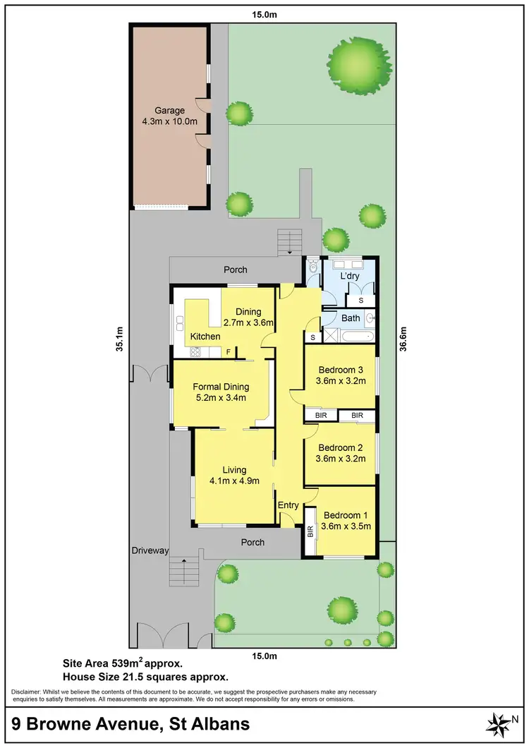 Floorplan of Homely house listing, 9 Browne Avenue, St Albans VIC 3021