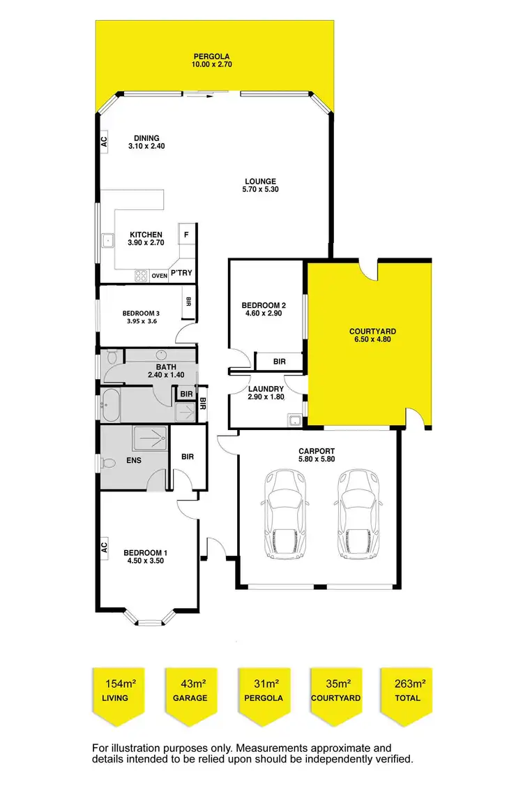 Floorplan of Homely house listing, 124 Coromandel Drive, Mccracken SA 5211