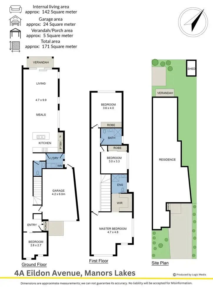 Floorplan of Homely house listing, 4A Eildon Avenue, Manor Lakes VIC 3024