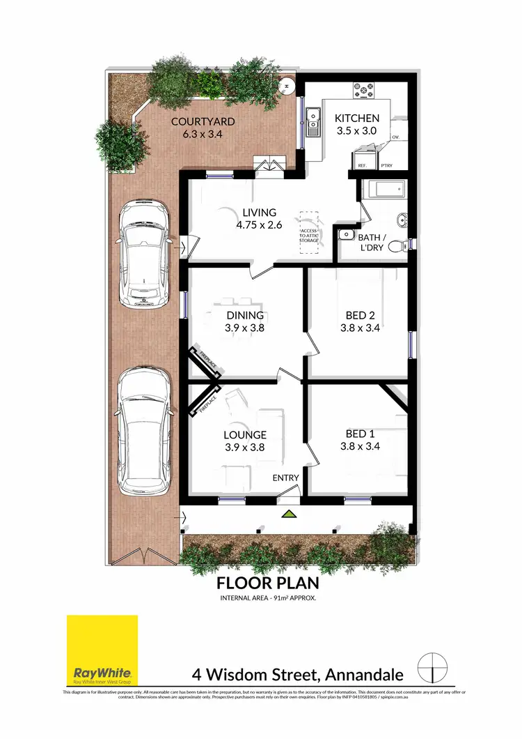 Floorplan of Homely house listing, 4 Wisdom Street, Annandale NSW 2038