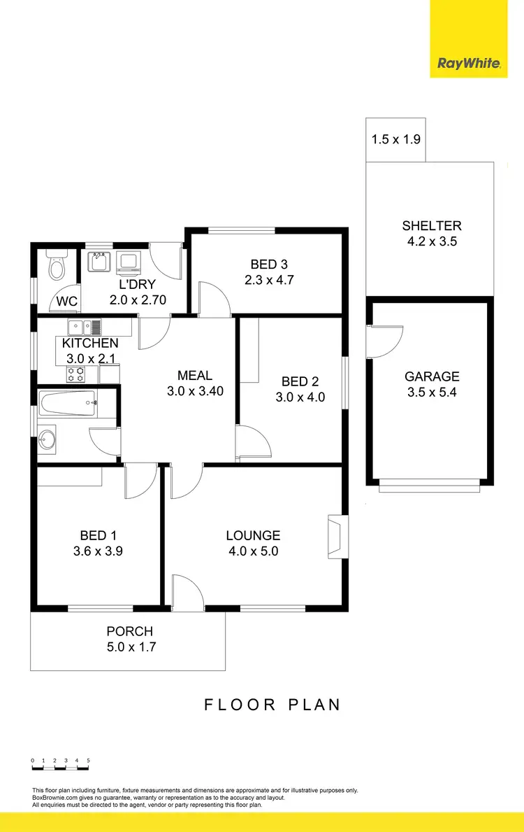 Floorplan of Homely house listing, 78 Lipsett Terrace, Brooklyn Park SA 5032