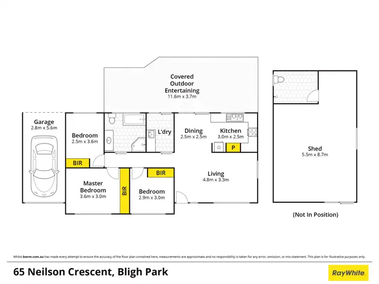 Floorplan of Homely house listing, 65 Neilson Crescent, Bligh Park NSW 2756