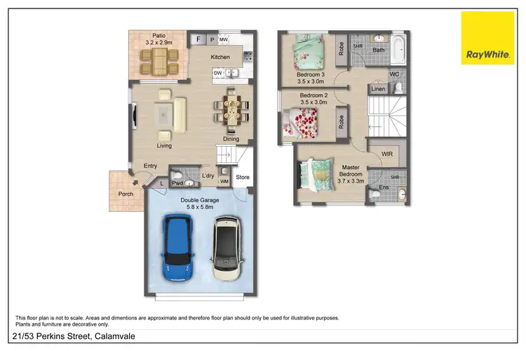 Floorplan of Homely townhouse listing, 21/53 Perkins Street, Calamvale QLD 4116