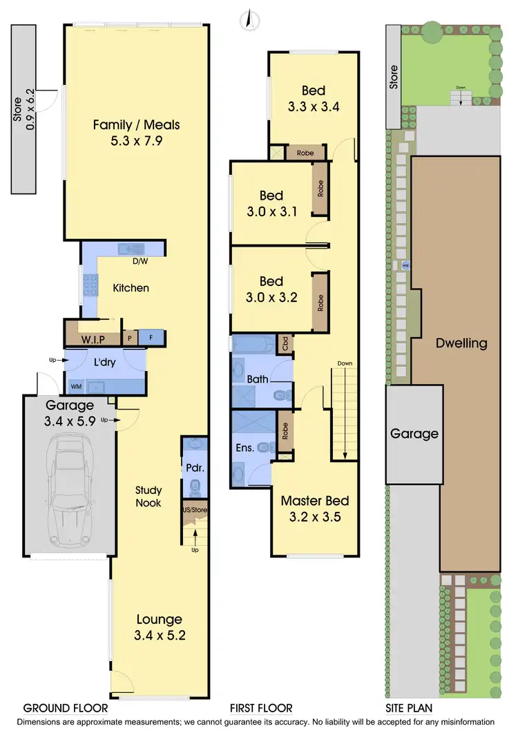 Floorplan of Homely townhouse listing, 15A Clarendon Avenue, Oakleigh South VIC 3167