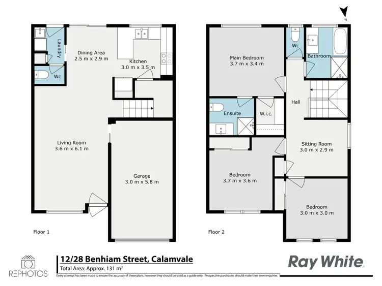 Floorplan of Homely townhouse listing, 12/28 Benhiam Street, Calamvale QLD 4116