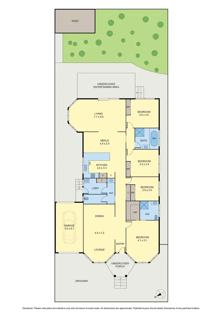 Floorplan of Homely house listing, 48 Academy Drive, Broadmeadows VIC 3047