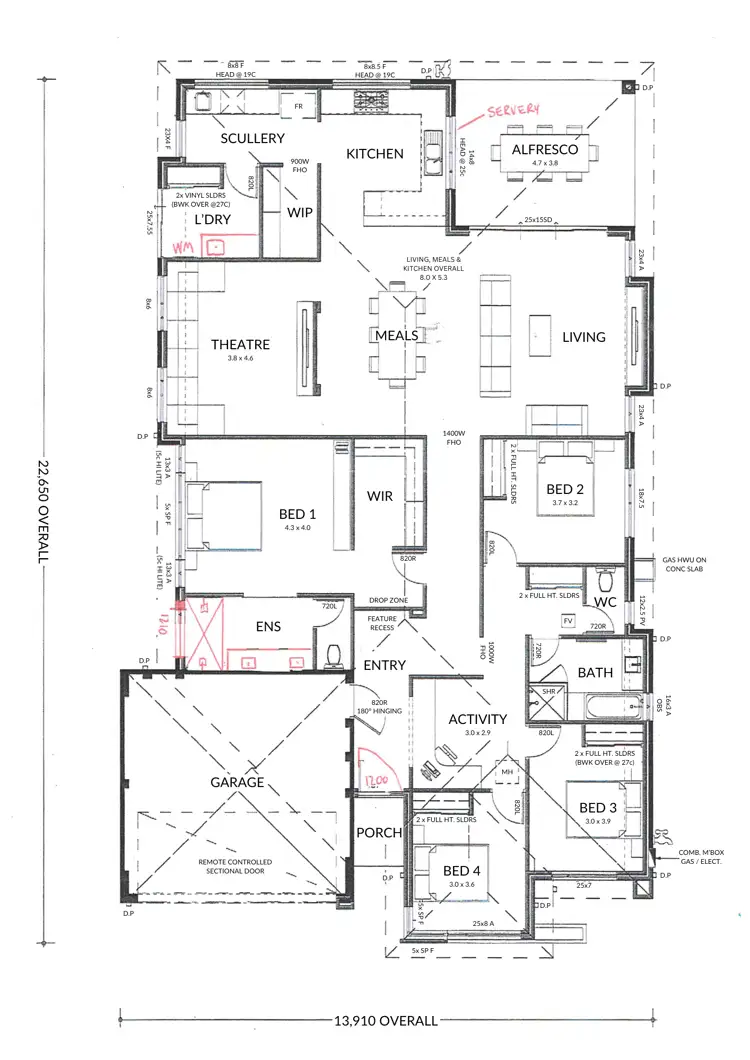 Floorplan of Homely house listing, 18 Northport Boulevard, Wannanup WA 6210