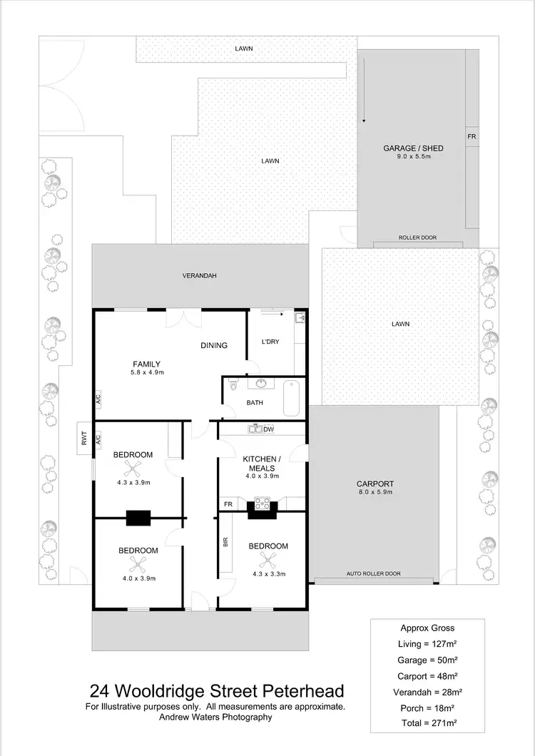 Floorplan of Homely house listing, 24 Wooldridge Street, Peterhead SA 5016