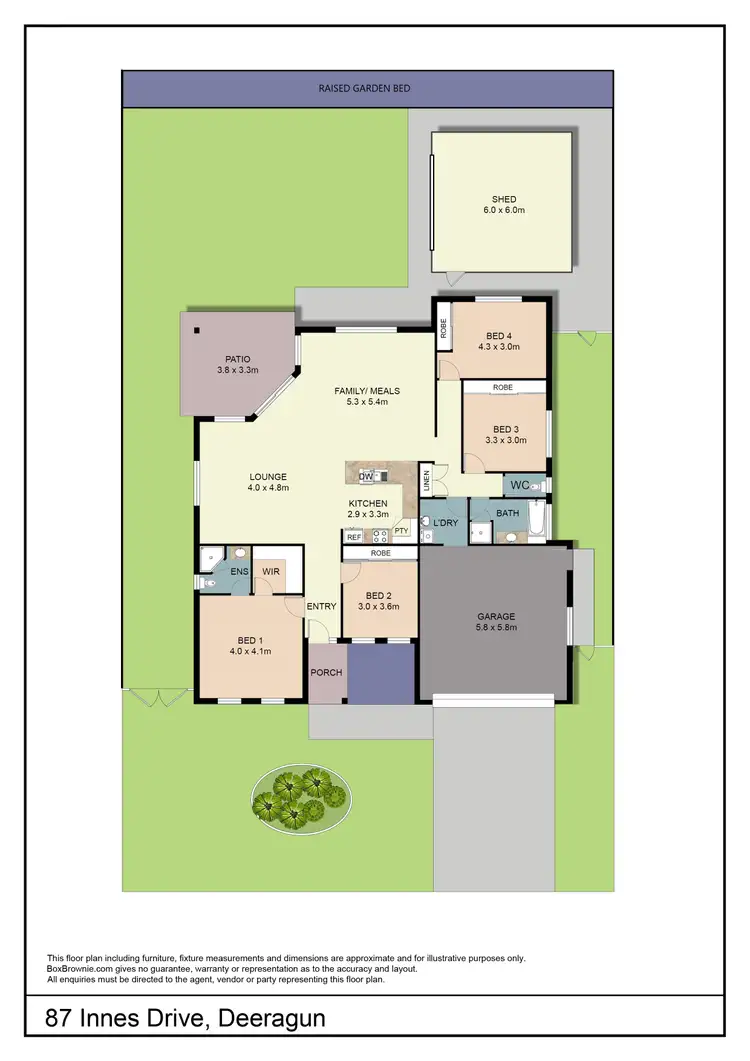 Floorplan of Homely house listing, 87 Innes Drive, Deeragun QLD 4818