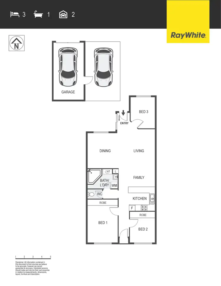 Floorplan of Homely townhouse listing, 53/158 Starke Street, Holt ACT 2615