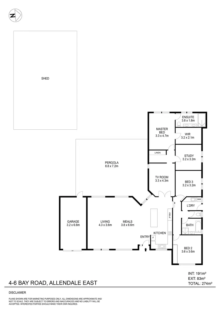 Floorplan of Homely house listing, 4-6 Bay Road, Allendale East SA 5291