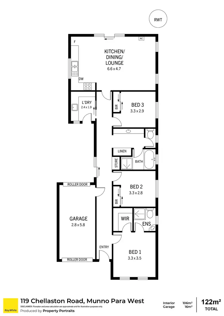 Floorplan of Homely house listing, 119 Chellaston Road, Munno Para West SA 5115