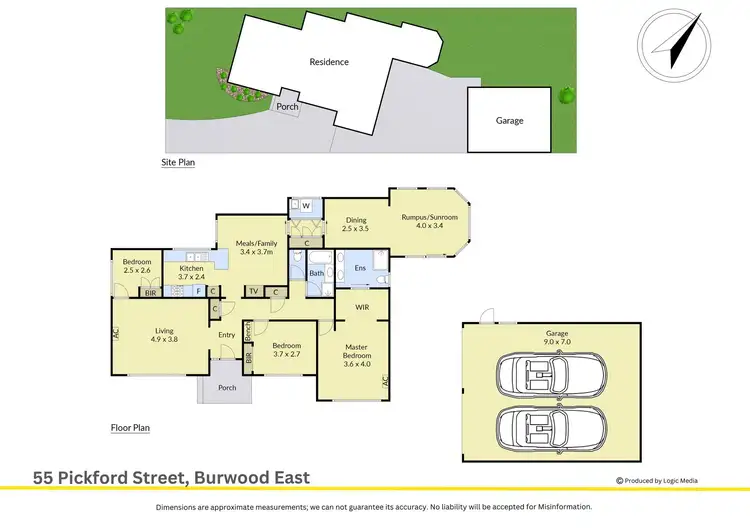 Floorplan of Homely house listing, 55 Pickford Street, Burwood East VIC 3151