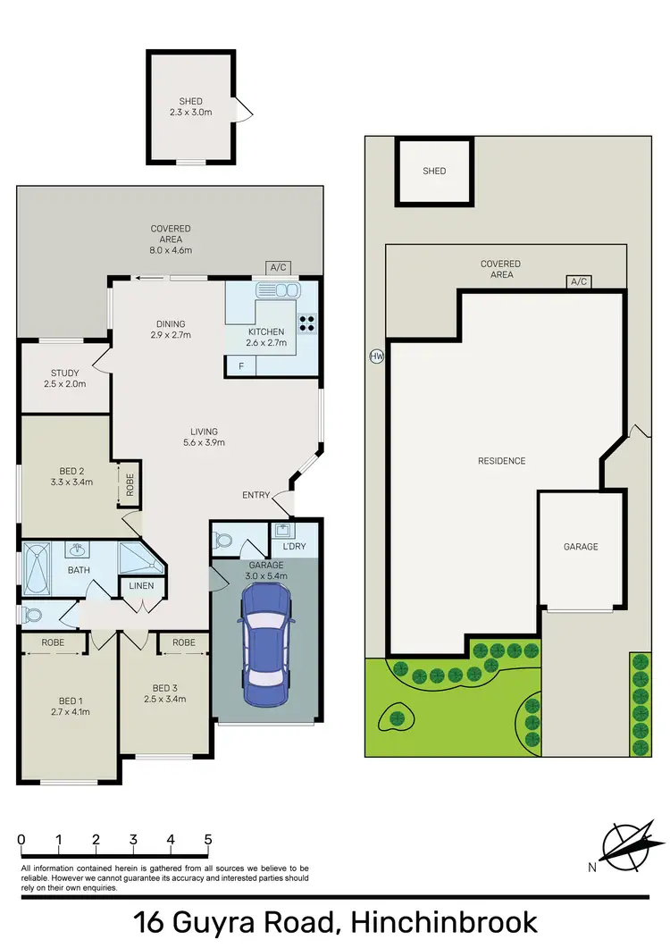 Floorplan of Homely house listing, 16 Guyra Road, Hinchinbrook NSW 2168