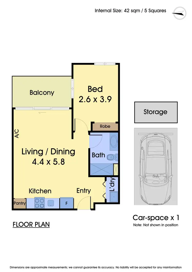 Floorplan of Homely apartment listing, 508/253 Bridge Road, Richmond VIC 3121